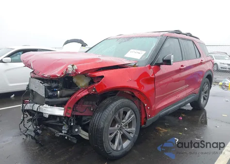 2023 Ford Explorer Xlt z USA, uszkodzony, nr VIN 1FMSK7DH0PGB49713